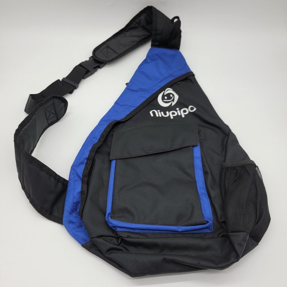 Niupipo Pickleball Bag Sport Pickleball‎ Adjustable Sling Bag Backpack Blue